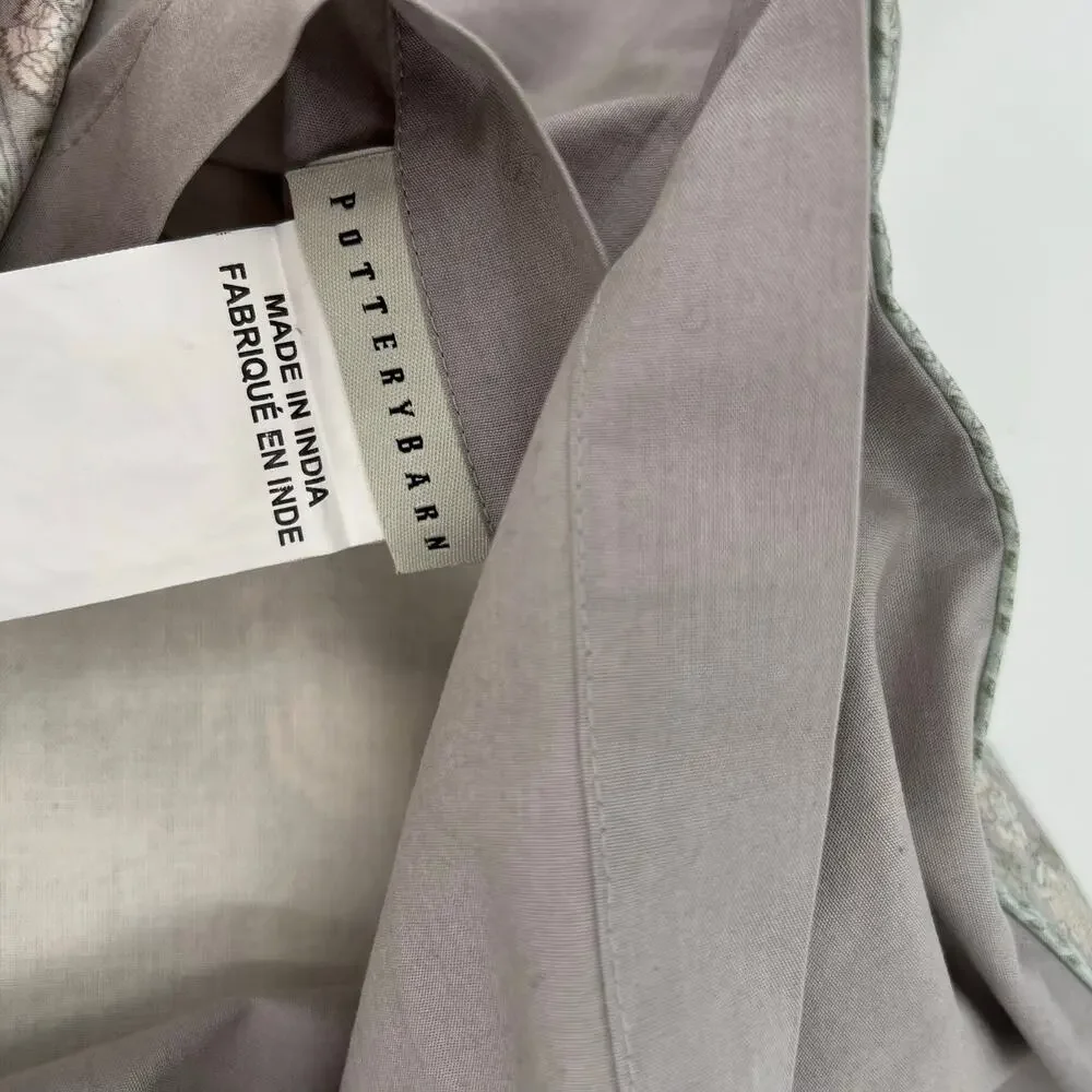 Pottery Barn Anna Luxurious Mulberry Silk Duvet Cover and 2 Standard Shams